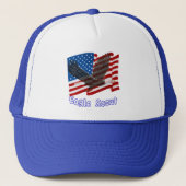 American Bald Eagle Hat Truckerkappe (Vorderseite)