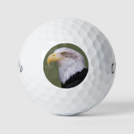 American Bald Eagle Head Golfball