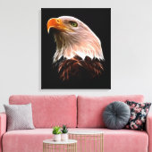 American Bald Eagle Head Leinwanddruck (Insitu (Wohnzimmer))