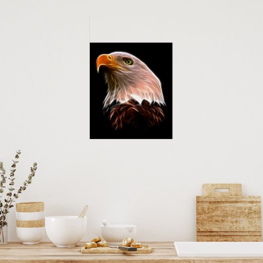American Bald Eagle Head Poster (Küche)