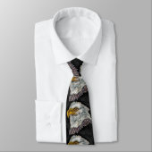 American Bald Eagle Illustration Neck Tie Krawatte (Gebunden)