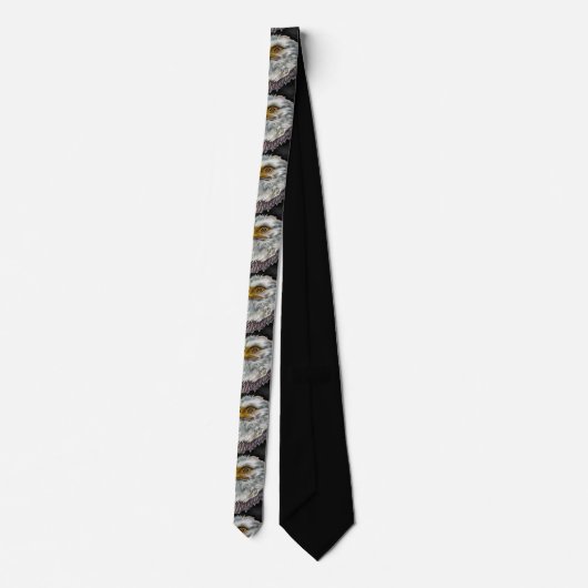 American Bald Eagle Illustration Neck Tie Krawatte (Rückseite)