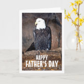 American Bald Eagle in Nest Karte (Gelbe Blume)