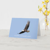 American Bald Eagle Karte (Gelbe Blume)