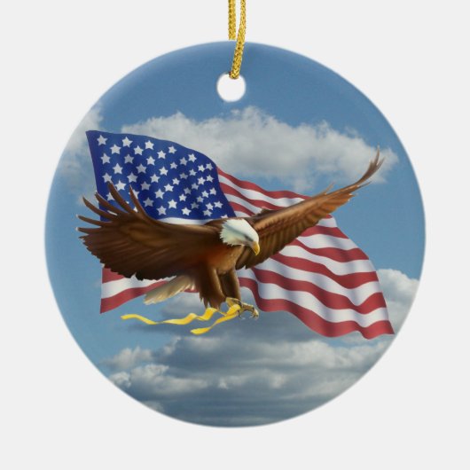 American Bald Eagle Keramikornament (Vorne)