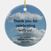 American Bald Eagle Keramikornament (Hinten)