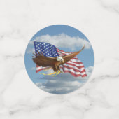 American Bald Eagle Konfetti (Klein Vorderseite)