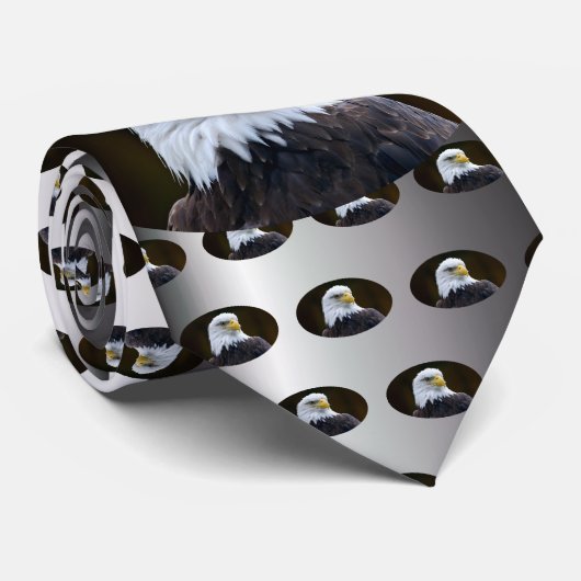 American Bald Eagle Krawatte (Gerollt)