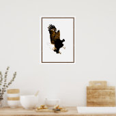 American Bald Eagle Landing Poster (Küche)