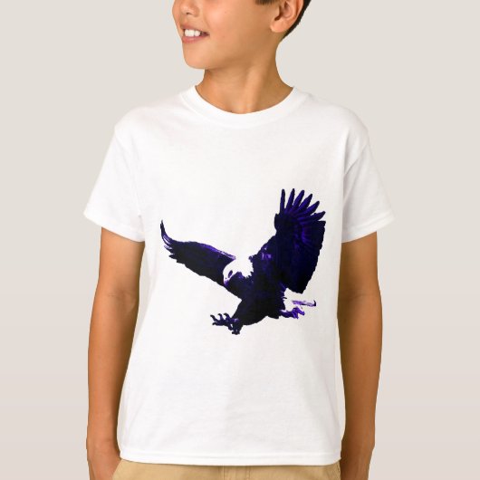 American Bald Eagle Landing T-Shirt (Vorderseite)