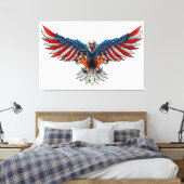 American Bald Eagle Leinwanddruck (Insitu (Schlafzimmer))