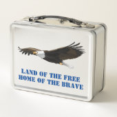 American Bald Eagle - Metal Lunch Box (Rückseite)