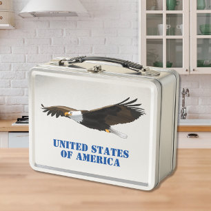 American Bald Eagle - Metal Lunch Box