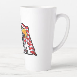 American Bald Eagle mit USA Flag - Patriotic USA Milchtasse