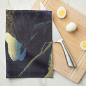 American Bald Eagle Mountain Sunrise Geschirrtuch (Viertel Falte)