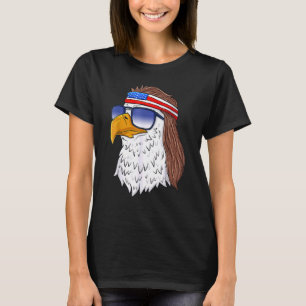 American Bald Eagle Mullet 4. Juli Usa Patrio T-Shirt