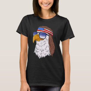 American Bald Eagle Mullet 4. Juli Usa Patrio T-Shirt