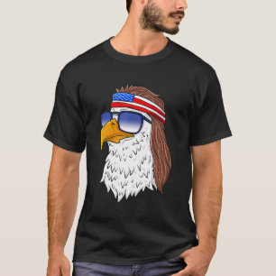 American Bald Eagle Mullet 4. Juli Usa Patrio T-Shirt
