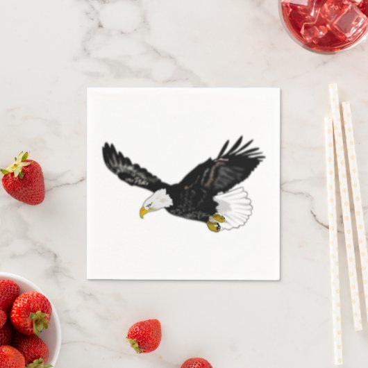 American Bald Eagle Napkins Serviette (Beispiel)