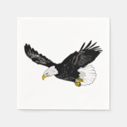 American Bald Eagle Napkins Serviette (Vorderseite)