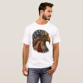 American Bald Eagle Patriotic T-Shirt (Vorne ganz)