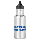 American Bald Eagle Patriotismus Edelstahlflasche (Rechts)