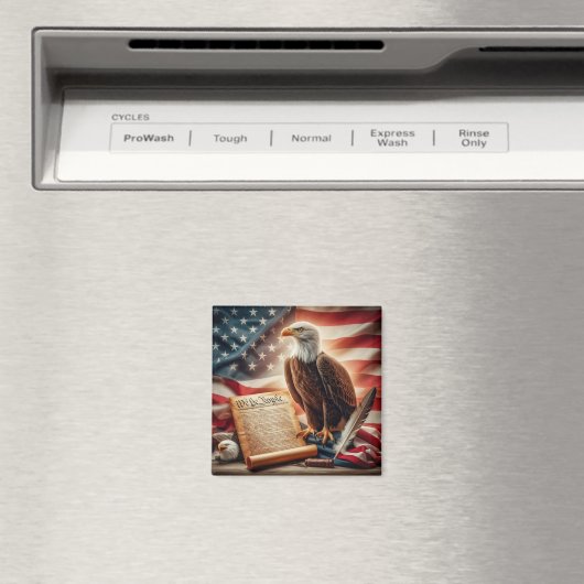 American Bald Eagle Patriotismus Magnet (In Situ (Geschirrspüler))