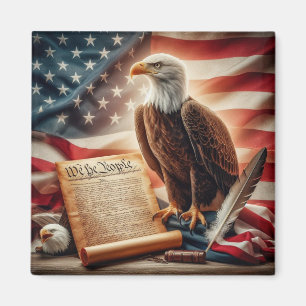 American Bald Eagle Patriotismus Magnet