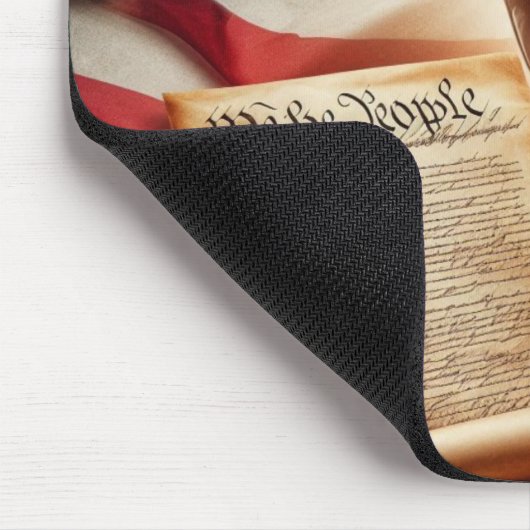 American Bald Eagle Patriotismus Mousepad (Ecke)