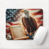 American Bald Eagle Patriotismus Mousepad (Mit Mouse)