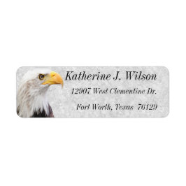 American Bald Eagle Personal Mailing Labels