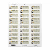American Bald Eagle Personal Mailing Labels (Vorne)