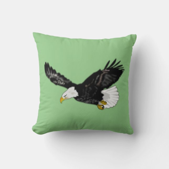 American Bald Eagle Pillow Kissen (Vorderseite)