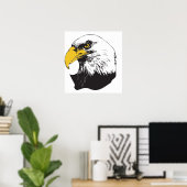 American Bald Eagle Poster (Heimbüro)
