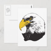 American Bald Eagle Postkarte (Vorne/Hinten)