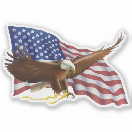 American Bald Eagle Sticker (Vorderseite)