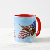 American Bald Eagle Tasse (VorderseiteRechts)
