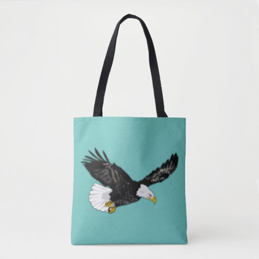 American Bald Eagle Tote Bag Tasche (Vorderseite)