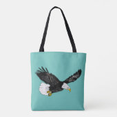 American Bald Eagle Tote Bag Tasche (Rückseite)