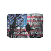 American Bald Eagle und Flag Badematte (Vorderseite)