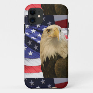 American Bald Eagle und Flag Case-Mate iPhone Hülle