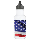 American Bald Eagle und Flag Edelstahlflasche (Links)