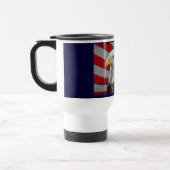 American Bald Eagle und Flag Reisebecher (Links)