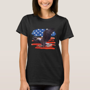 American Bald Eagle USA Flag 4. Juli Eagle Fl T-Shirt