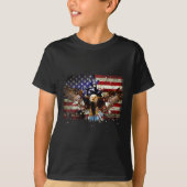 American Bald Eagle Usa Flag Patriotic Eagle 4th O T-Shirt (Vorderseite)