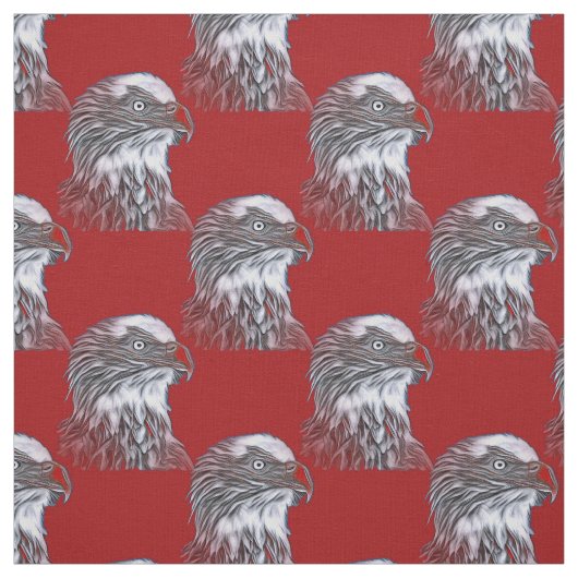 American Bald Eagle USA Red Stoff (Muster)