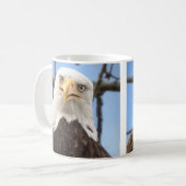 American Bald Eagle Wildlife Funny Kaffeetasse (Vorderseite Links)