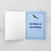 American Bald Eagles Birthday Card Karte (Innenseite)
