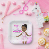 American Ballerina Birthday Pappteller (Party)