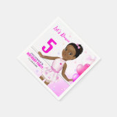 American Ballerina Birthday Serviette (Ecke)